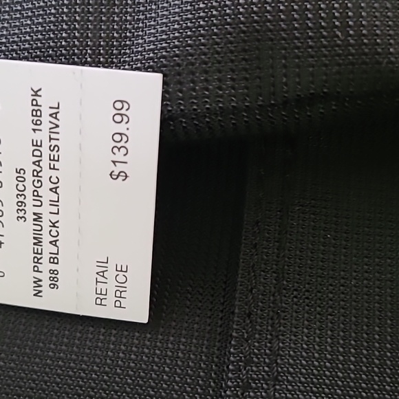 NINE WEST WOMEN'S BLACK BACKPACK - Picture 8 of 15